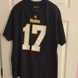 NFL Steelers Black and Gold Short Sleeve Tee